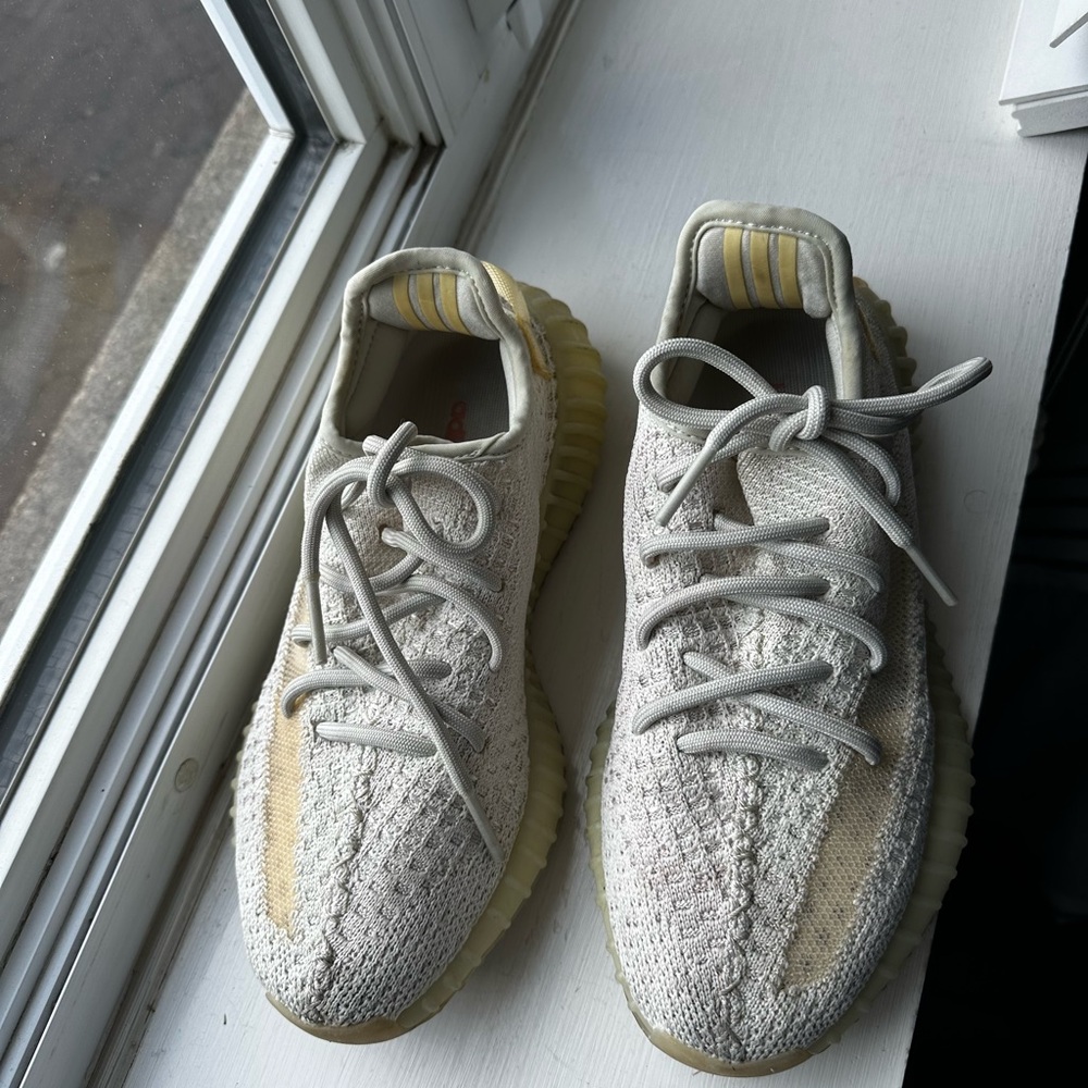 Yeezy Boost sneakers. White. Size 5.5